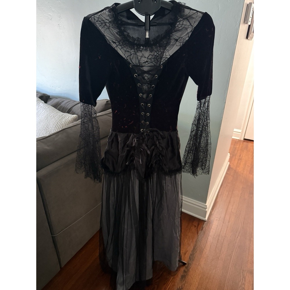 Black Gothic-style Vampire Costume Dress